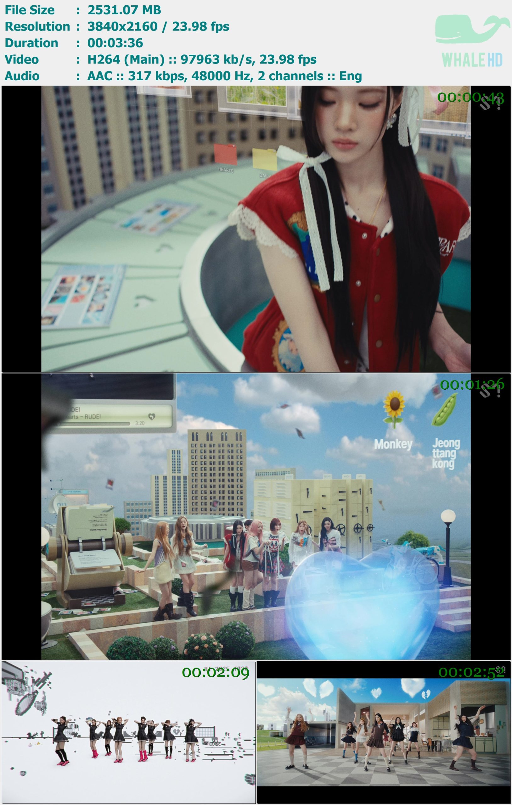 Hearts2Hearts - RUDE! 2026 Bugs! 2160p H264 - 2.47GB