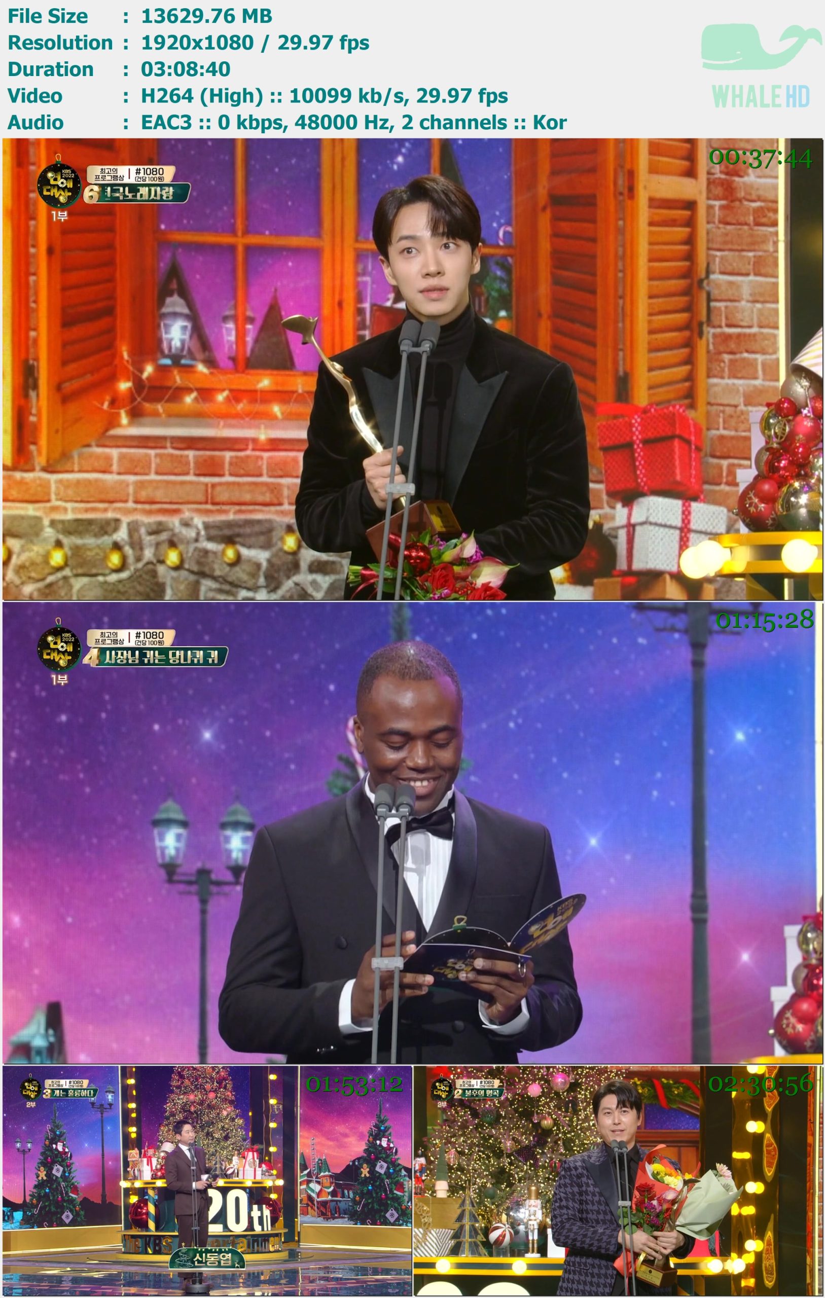 2022 SBS演艺大赏 𝐒𝐁𝐒 Entertainment Awards 2022.12.30 中字 WEB-DL 1080p H264 - 13.31GB