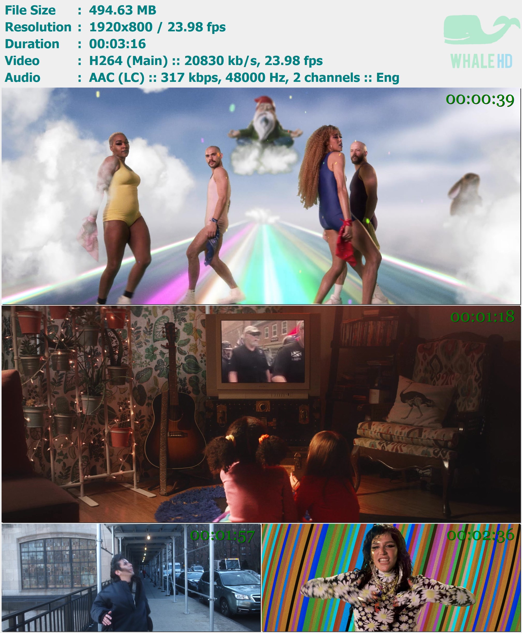 Big Freedia feat. Kesha - Chasing Rainbows 2020 MasterRip 800p H264 - 494.63MB