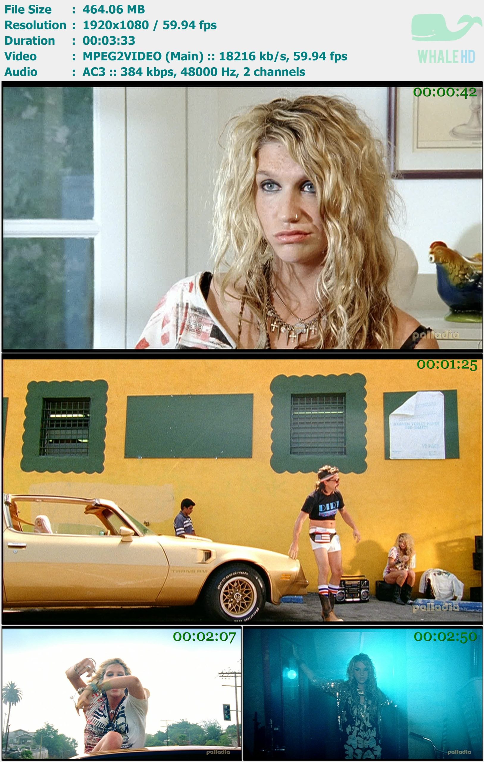 Kesha (Ke$ha) - Tik Tok 2009 HDTV 1080i MPEG2 - 464.06MB
