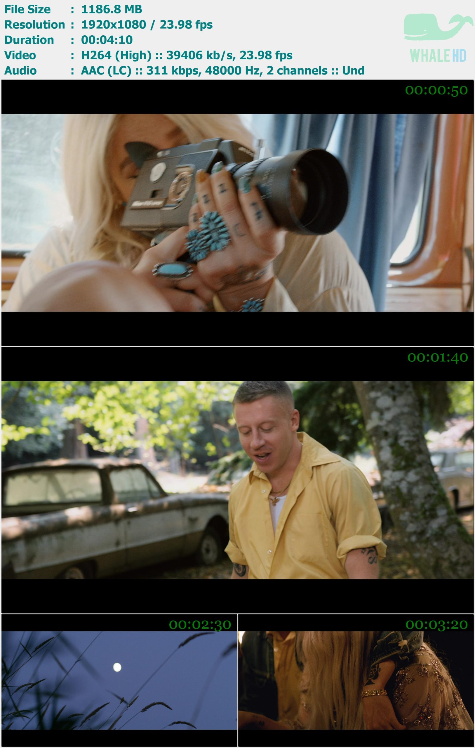 Macklemore feat. Kesha (Ke$ha) - Good Old Days 2017 MasterRip 1080p H264 - 1.16GB